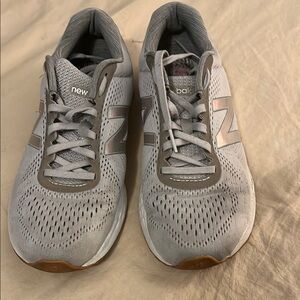 New Balance Light Gray Athletic Sneakers